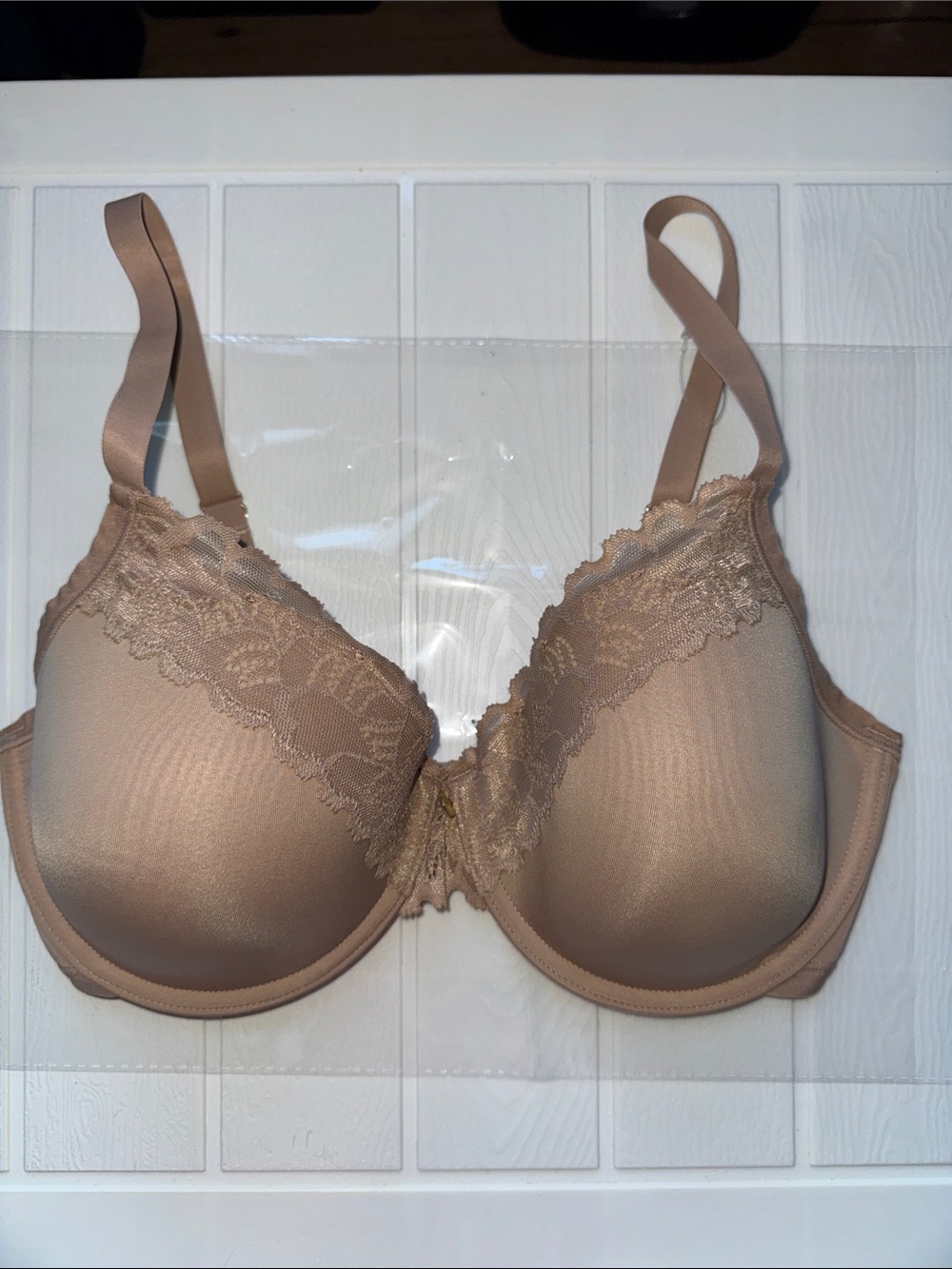NATORI LACE TRIM UNDERWIRE BRA